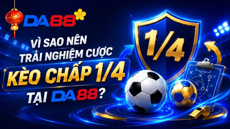 Kèo Chấp 1/4 Là Gì? Cá Cược Kèo 0.25 Ăn Tiền Cực Dễ Tại DA88 - POTEXI